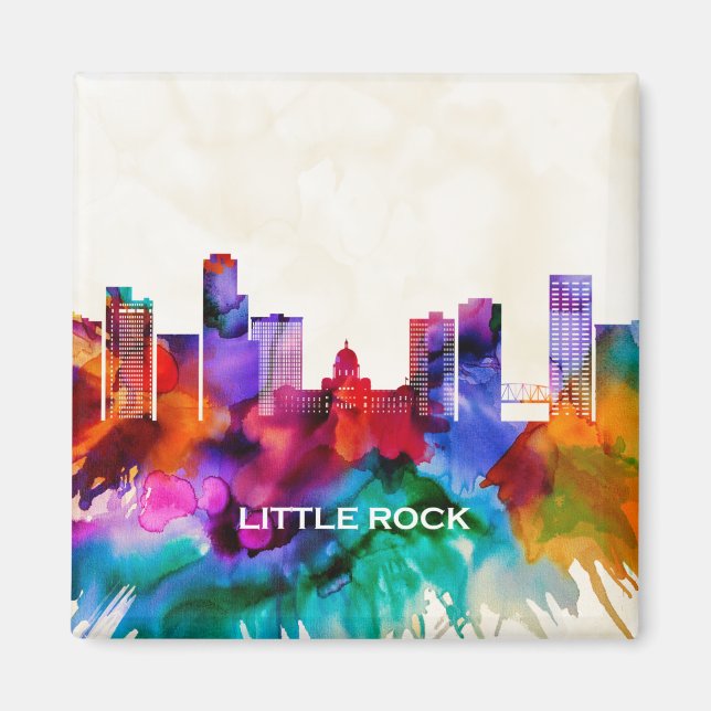 Íman Little Rock Skyline (Frente)
