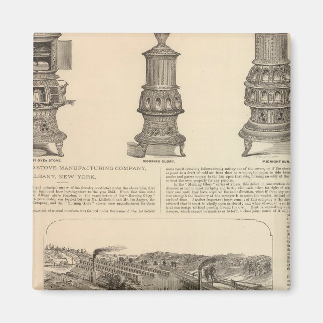 Íman Littlefield Stove Manufacturing Company (Frente)