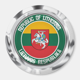Íman Lituânia Round Emblem