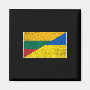 Íman Lituânia Ucrânia Bandeira Lituano Ucraniano Nação