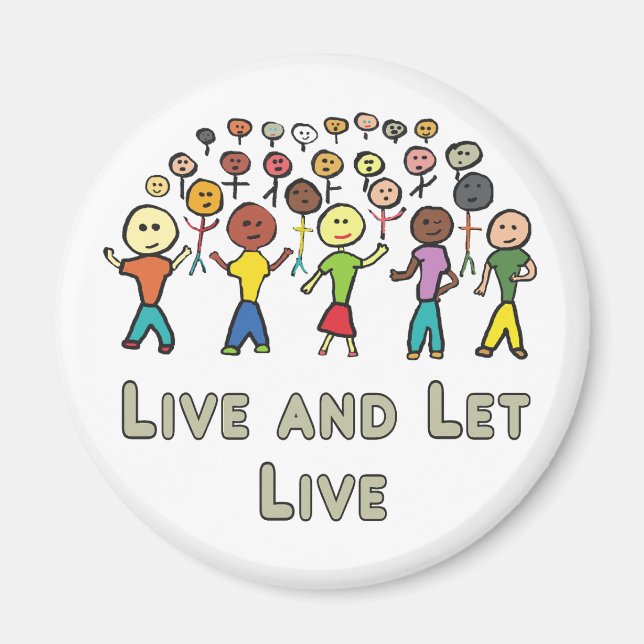 Íman Live and Let Live (Frente)