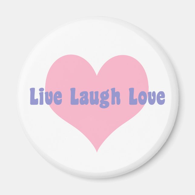 Íman Live Laugh Love (Frente)