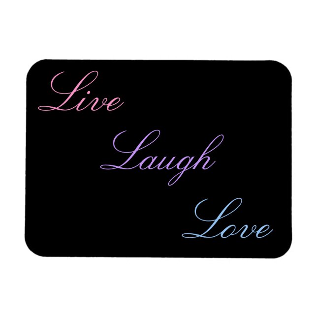 Íman Live Laugh Love (Horizontal)
