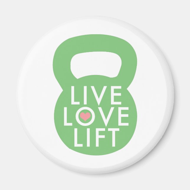 Íman "Live Love Lift" (Frente)