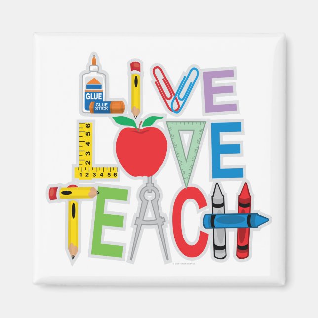 Íman Live Love Teach (Frente)