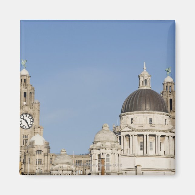 Íman Liver Building, Liverpool, Inglaterra (Frente)