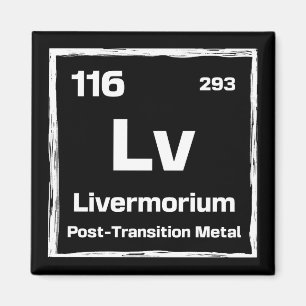 Íman Livermório (Lv) - Tabela Periódica dos Elementos
