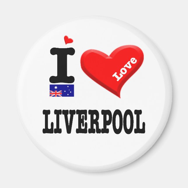 Íman LIVERPOOL - Eu adoro (Frente)