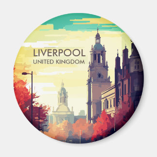 Íman Liverpool United Kingdom Viagem