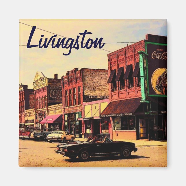 Íman Livingston Montana Magnet (Frente)