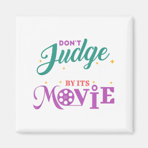 Íman Livrinho Divertido - Não Julgue um Livro pelo Film