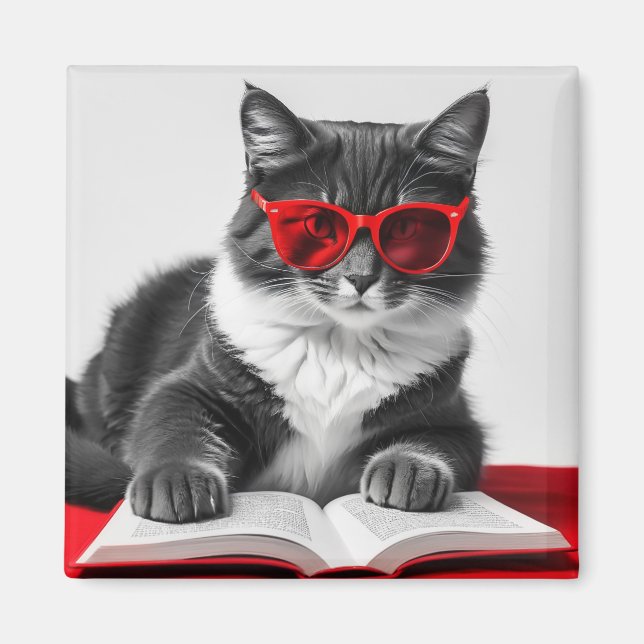 Íman Livro de Leitura de Cat (Frente)