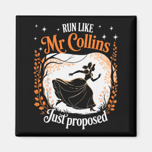 Íman Livro engraçado meme Corra como se o Sr. Collins t