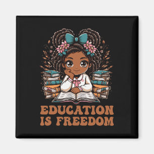 Íman Livro Leitor Educação É Liberdade História Negra M