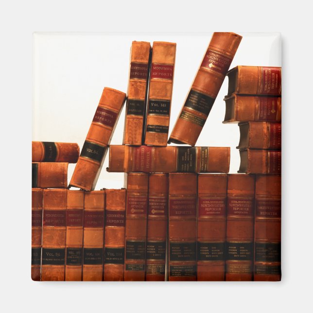 Íman Livros Antigos de Couro (Frente)