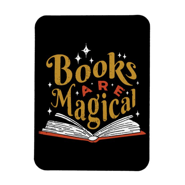Íman Livros Antigos São Mágicos (Vertical)