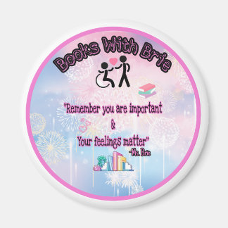 Íman Livros com ímã redondo Brie