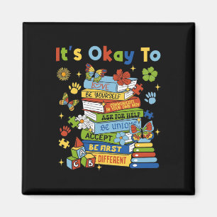 Íman Livros Conscientização Autismo Coquette É Ok Para