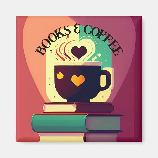 Íman Livros E Café (Frente)