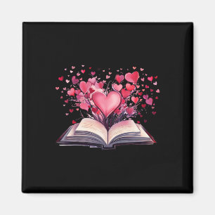 Íman Livros E Corações Professor Fã De Livros Valentim