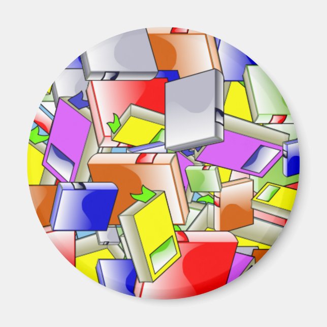 Íman Livros e mais livros (Frente)