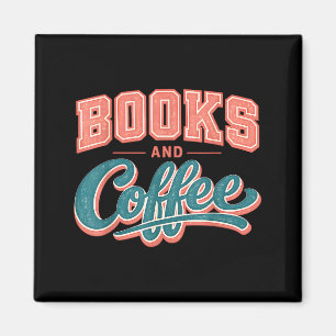 Íman Livros engraçados e amante do café viciado em leit