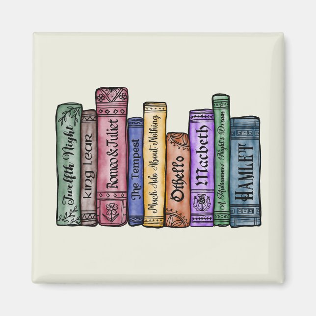 Íman Livros Shakespeare n.o 1 (Frente)