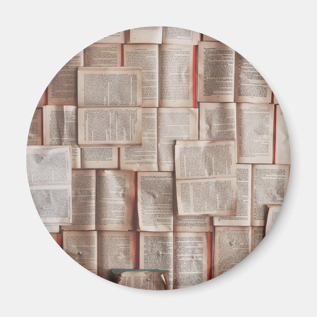 Íman Livros Vintage (Frente)