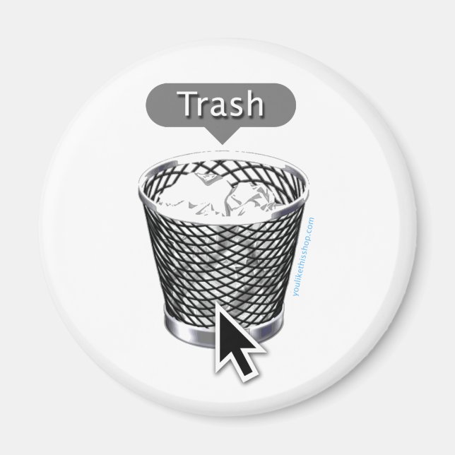 Íman Lixo. (Frente)