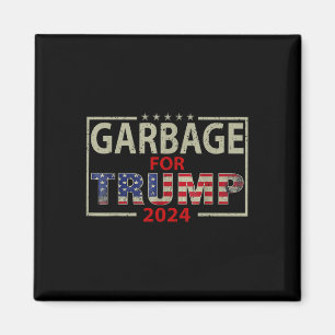 Íman Lixo Para Camisetas Trump 2024 - Trump Supporter