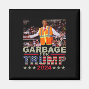 Íman Lixo Para Camisetas Trump 2024 - Trump Supporter D