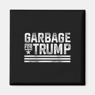 Íman Lixo para Trump 2024 Lixo Trump Vintage Lixo para