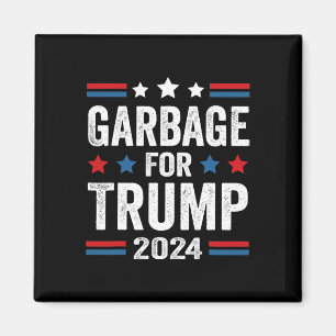 Íman Lixo Para Trump 2024 Trump Supporter