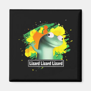 Íman Lizard Lizard Camisa Engraçado Weircore Animal