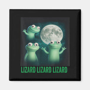 Íman Lizard Lizard Engraçado Lizard Moon Me Traindo