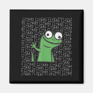 Íman Lizard Lizard Lizard Funny Weirdcore Animal Meme G