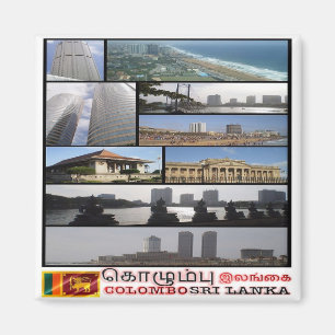 Íman LK - Sri Lanka - Colombo - Mosaico - Colagem
