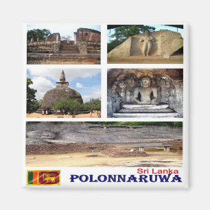 Íman LK - Sri Lanka - Polonnaruwa - Mosaico - Colagem