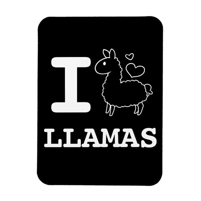 Íman Llama Llamas (Vertical)