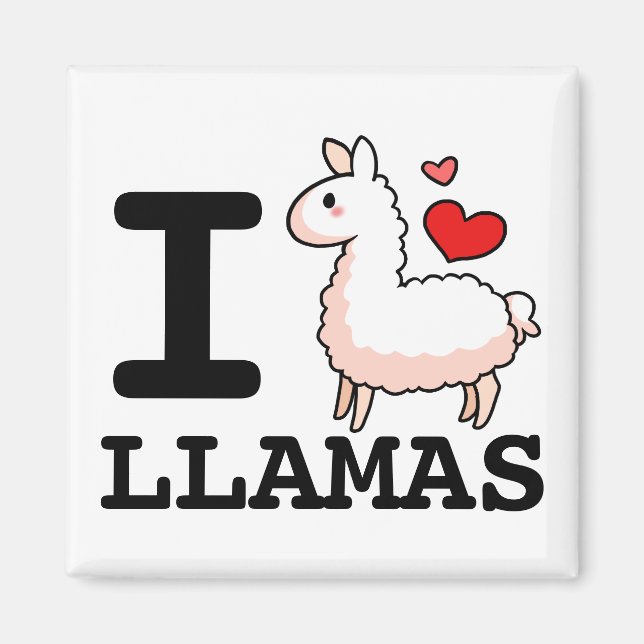 Íman Llama Llamas (Frente)