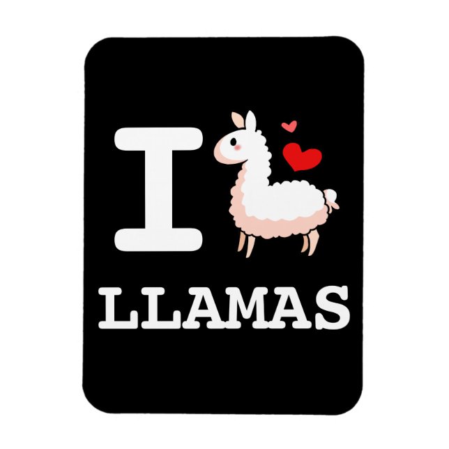 Íman Llama Llamas (Vertical)