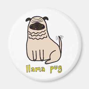 Íman Llama Pug Magnet