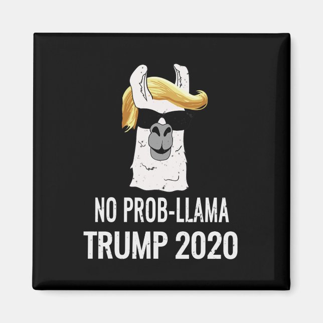 Íman Llama Sem Problema Trump Grande Presidente Present (Frente)