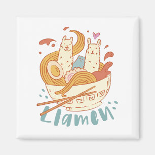 Íman Llamen Magnet Adorável