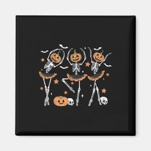 Íman Llet Pumpkin Skeleton Assustador Homens Mulheres B
