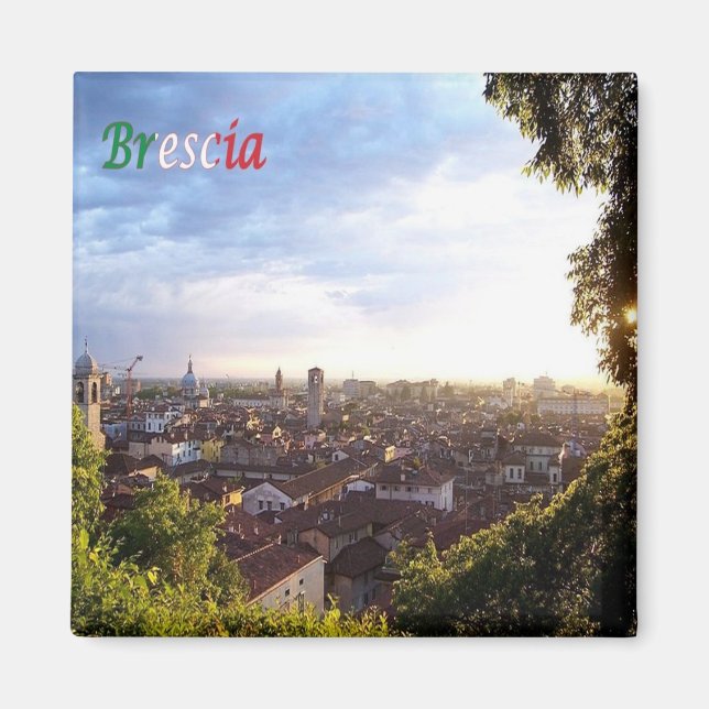 Íman LMD099 BRESCIA Sunset, Itália, Fridge (Frente)