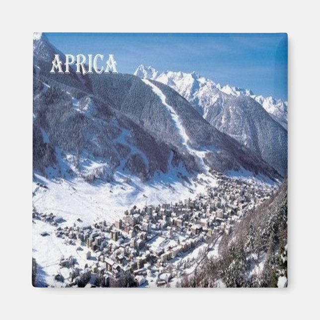 Íman LMD113 APRICA, Vista aérea, Itália Fridge (Frente)