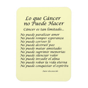Íman Lo Que Cáncer No Puede Hacer Magnet