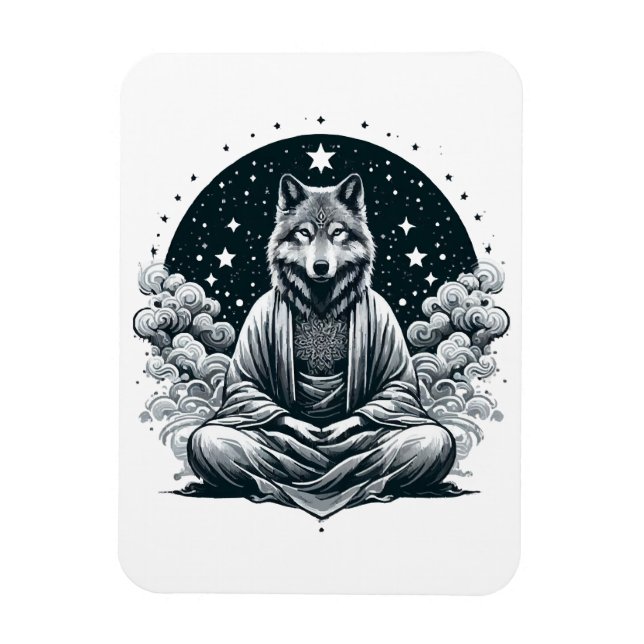Íman Lobo Consciente (Vertical)