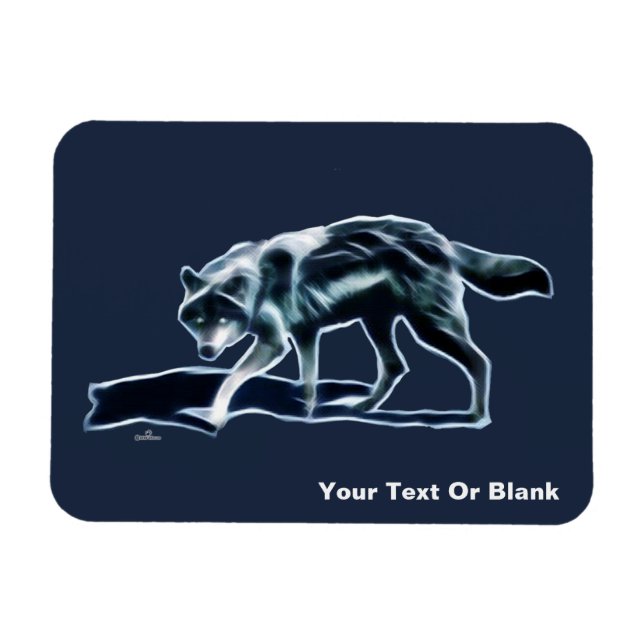 Íman Lobo Escuro (Horizontal)